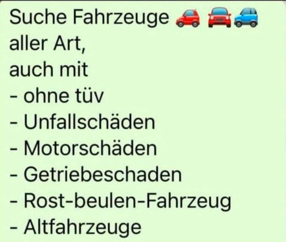 ❌AUTOANKAUF ALLER ART- Auto verkaufen? !Abholung & Bargeld!❌ in Hellenthal