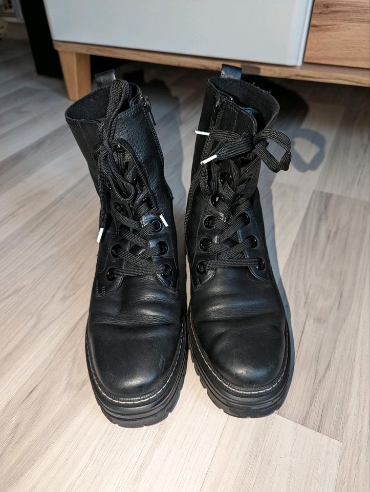 Gabor Boots Stiefel Glattleder Größe 39,5 in Jena