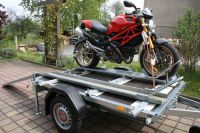 Motorrad Anhänger für 2 Motorräder mieten leihen; 100km/h Sachsen - Heidenau Vorschau