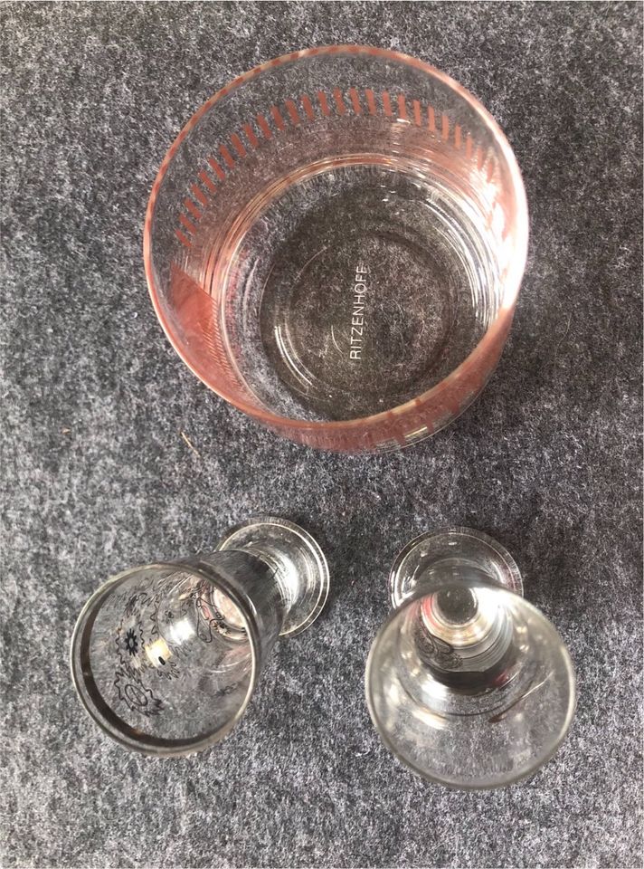 Ritzenhoff Schnapsgläser (2St.) und 1 Whiskyglas in Geschendorf