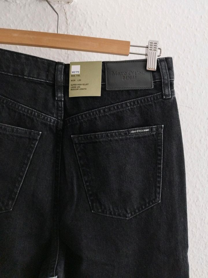 Damen Jeans von Marc O'Polo Fjel schwarz Gr W29 L30 NEU in Steinen