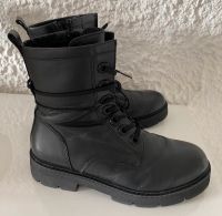 MARCO TOZZI GR 39 Stiefel schnürboots schwarz Leder SCHUHE Saarland - Marpingen Vorschau