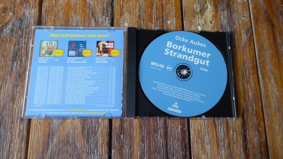 Hörbücher Hörbuch "Borkumer Strandgut" Ocke Aukes, MP3 CD in Hamburg