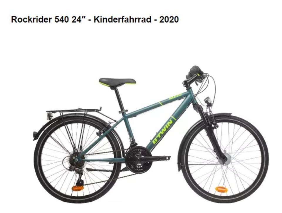 Kinder Jungen Fahrrad 24 Zoll B-Twin Rockrider 540 #TOP in Hofheim am Taunus