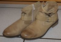 Stiefeletten von Tamaris, Gr. 39, beige, Leder Nordrhein-Westfalen - Bottrop Vorschau