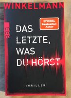 Andreas Winkelmann : Das letzte was du hörst Rheinland-Pfalz - Rettershain Vorschau