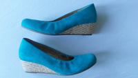 Top Wildleder Sommer-Pumps mit Keilabsatz,Türkis,Gr.38.5, Gabor Nordrhein-Westfalen - Neuss Vorschau