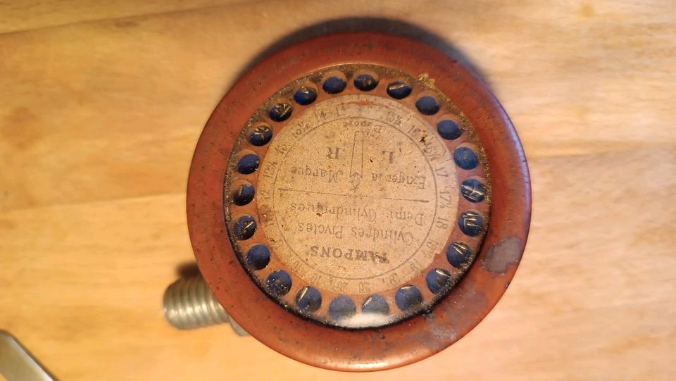 Uhrmacher, Zylinder, Tampons, Einpresswerkzeug in Kutenholz