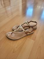 Sandalen beige Nordrhein-Westfalen - Nettetal Vorschau