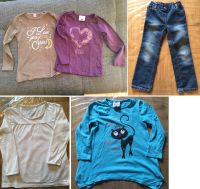 4 langarm Shirts, Jeanshose, Gr. 110, sehr guter Zustand Bayern - Karlstadt Vorschau