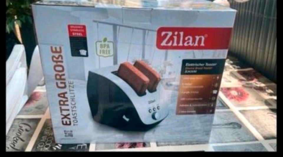 2 Scheiben Toaster Zilan neu in Ludwigsfelde