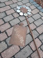 Rost Garten Stecker Blume Deko Schild 2 tlg. Bayern - Schneeberg Vorschau
