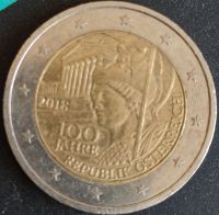 2 Euro 100Jahre Republik Österreich 2018 Sachsen - Zeithain Vorschau