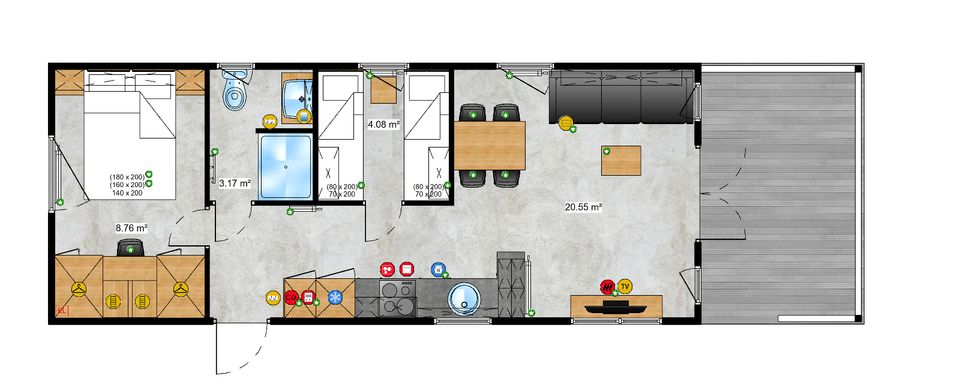 Mobilheim / Modulhaus / Tinyhaus Neu Winterfest Lark Ballum KfW40 GeG konform in Berlin