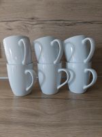 Kaffeetassen / Teetassen weiß Porzellan 6x Stück kaum benutzt Hessen - Großenlüder Vorschau