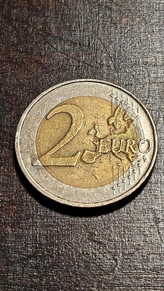 2 Euro Münze Spiegelei Hamburg 2008 in Nürnberg (Mittelfr)