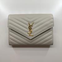 YSL Yves Saint Laurent Cassandre Matelassé Clutch Blanc Vintage Baden-Württemberg - Ulm Vorschau