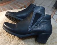 Stiefelette Rieker schwarz Gr. 40 Niedersachsen - Wiefelstede Vorschau