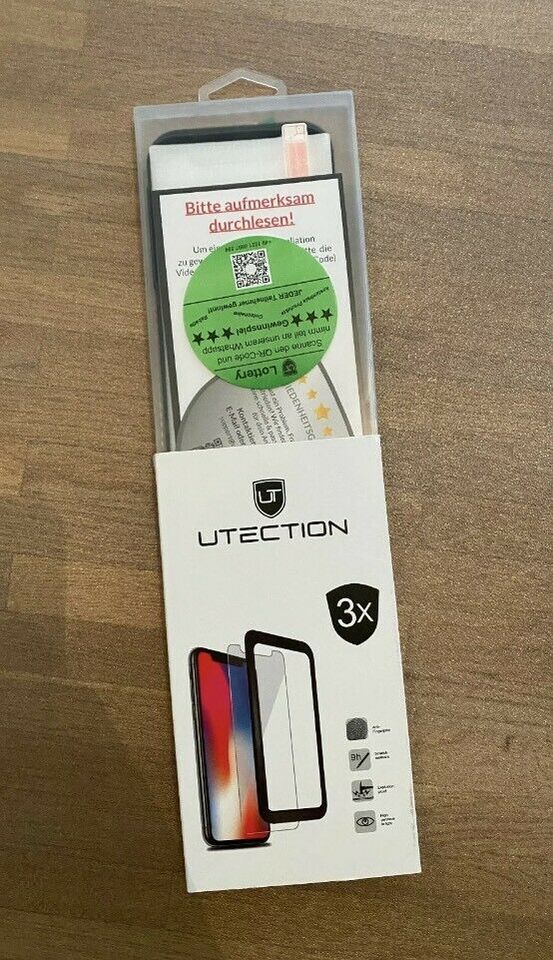 Utection Displayschutzfolie 3x für iPhone 11 (PRO) / X / XS in Helmstedt