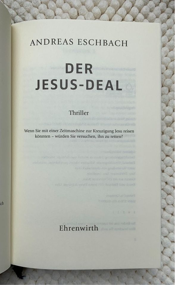 Jesus-Deal ❌ Nobelpreis ❌ Andreas Eschbach ❌ Spannung ⚡️ in Geilenkirchen