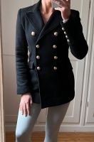 Zara Manteco Kurzer Mantel Jacke Wolljacke schwarz goldene Knöpfe Nordrhein-Westfalen - Rheine Vorschau