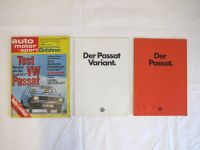 VW Passat - Werbeprospekte (1973) + Auto Motor Sport-Heft 16/1973 Hannover - Mitte Vorschau
