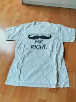 Herren T-Shirt Mr. Right (Größe L, Wedding, Hochzeit) Hessen - Flörsheim am Main Vorschau