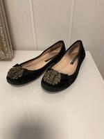 tolle Schuhe/Ballerinas ❤️Zara Woman❤️ schwarz Gr.38 Nordrhein-Westfalen - Hövelhof Vorschau
