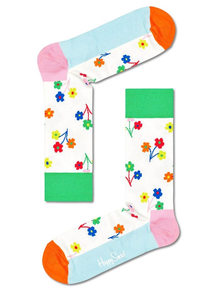 Happy Socks Flower Socken Unisex Größe 41-46 Bunte Socken in Offenburg