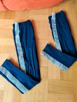 Friboo Legging dunkelblau silber Glitzerstreifen 98/104 Dresden - Gompitz Vorschau