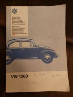 VW 1200 Bildkatalog Bayern - Rudelzhausen Vorschau