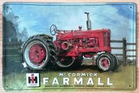 IHC Farmall Traktor Blechschild Werkstatt Geschenk Landwirt #1340 Bielefeld - Bielefeld (Innenstadt) Vorschau