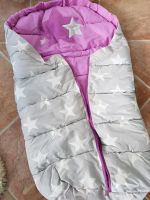 Kinderwagensack Winterfußsack grau lila Sachsen - Lichtenau Vorschau