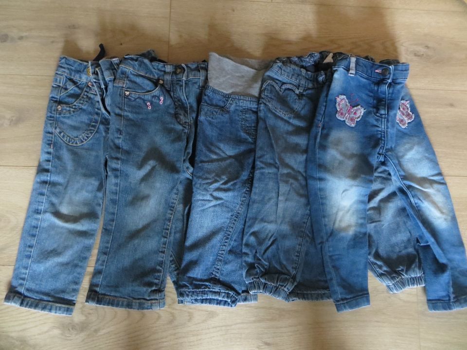 Jeans teils gefüttert HM 92 Bob der Bär 86 impidimpi 74/80 86 in Neckargemünd