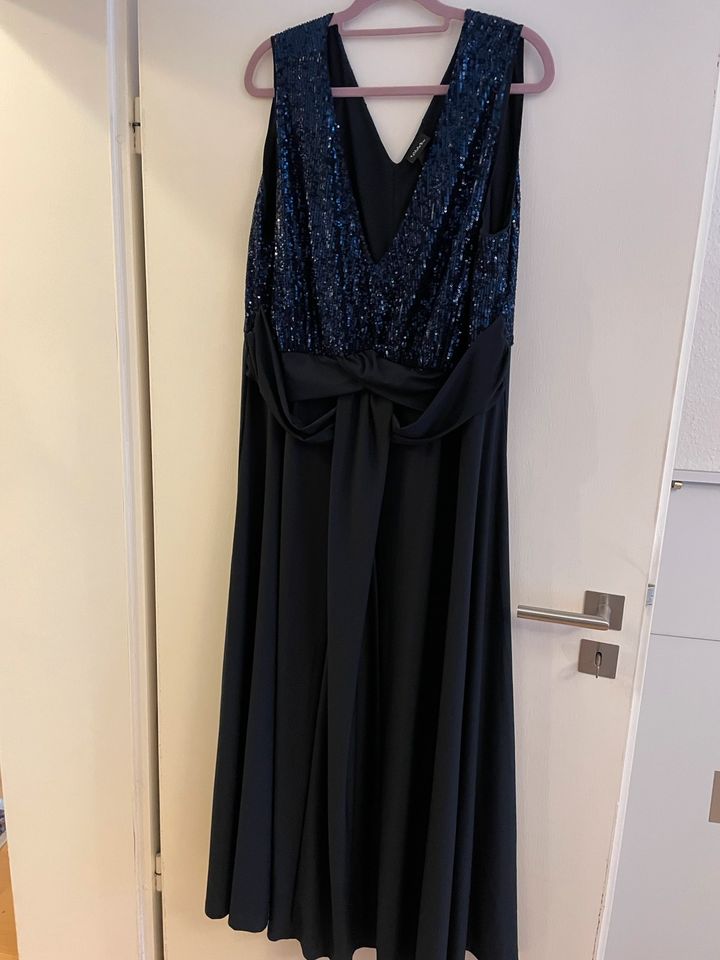 Abendkleid Gr. 54 dunkelblau, U. Popken in Hamburg