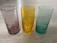 Coca Cola Gläser (gelb, grün, rosa) Hessen - Dreieich Vorschau