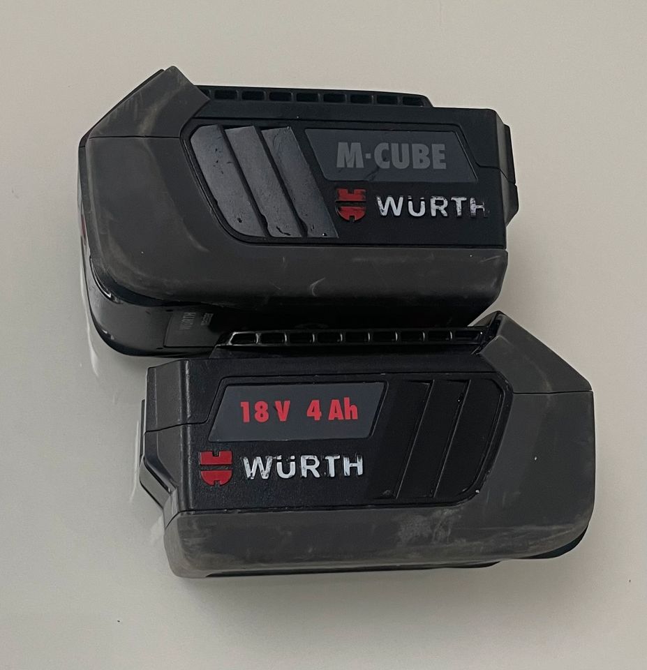 Würth M-Cube 18V   2x 4AH Akku in Essen