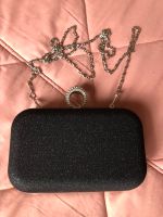 Clutch mit Ring Umhängetasche Kette schwarz Glitzer Wandsbek - Hamburg Jenfeld Vorschau