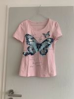 Shirt TShirt Rosa mit Papillon Gr 38 Neuwertig ❣️❣️ Schleswig-Holstein - Bargteheide Vorschau