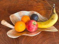 Schale Holzschale Obstschale Holz geschnitzt Blattform Blatt Essen - Essen-Werden Vorschau