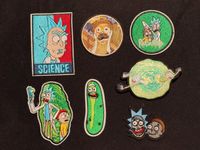 Anime Patches Rick & Morty Gremlin Link Zelda Eiskönig Adventure München - Schwanthalerhöhe Vorschau