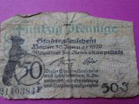 Notgeld Berlin Stadtkassenschein 1920 antik 50 Pfennige Berlin - Zehlendorf Vorschau