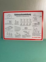 Blechschild  Gebrauchsanleitungen für Babys Top Zustand Versand 2 Nordrhein-Westfalen - Ratingen Vorschau