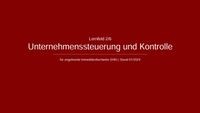 Immobilienfachwirt (IHK) | Skript Unternehmenssteuerung Berlin - Mitte Vorschau