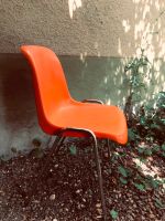 70er Stapel Stühle Orange Vintage Retro Stuhl plastik alu bauhaus Bayern - Burgheim Vorschau