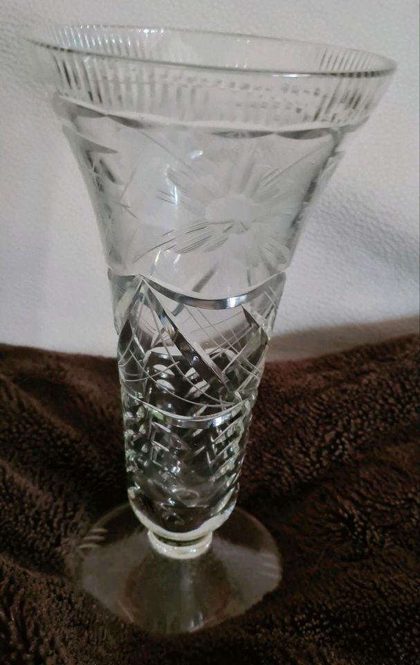Bleikristall Vase 1960er Jahre  TEXT LESEN! in Gotha