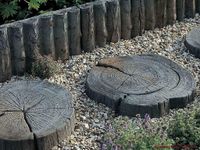 Trittplatten, Rundsteine, Baumscheiben in Holzoptik aus Beton. Niedersachsen - Varel Vorschau