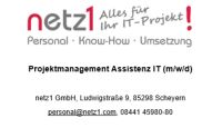 Projektmanagement Assistenz IT (w/m/d) Bayern - Scheyern Vorschau