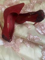Buffalo London High Heels Rot Größe 38 Veloursleder Top Zustand Nordrhein-Westfalen - Marl Vorschau