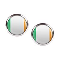 Mylery Ohrstecker Paar mit Motiv Irland Ireland Dublin Flagge sil Hessen - Trendelburg Vorschau